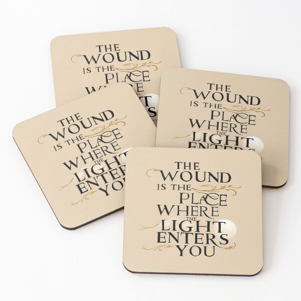 Item preview, The wound is the place where the Light enters you 17 designed and sold by Tom-Johnson.