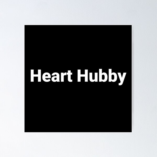 Item preview, Heart Hubby designed and sold by Text-based T-Shirts and Gifts.