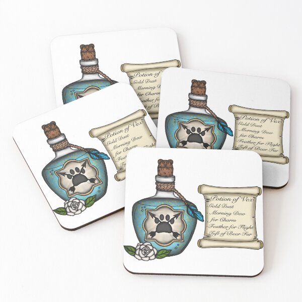 Item preview, Vex'ahlia Potion Bottle and Ingredient List designed and sold by LunarAshes.