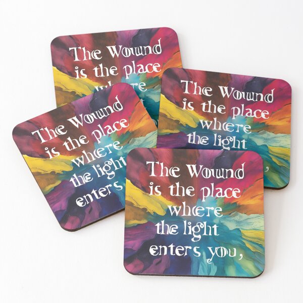 Item preview, The wound is the place where the Light enters you 34 designed and sold by Tom-Johnson.