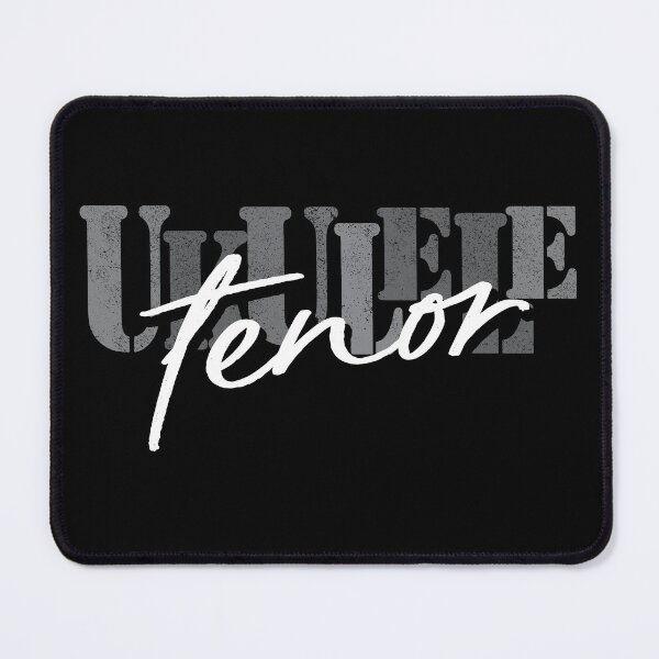 Item preview, Tenor Ukulele black and white designed and sold by UkeverseGifts.