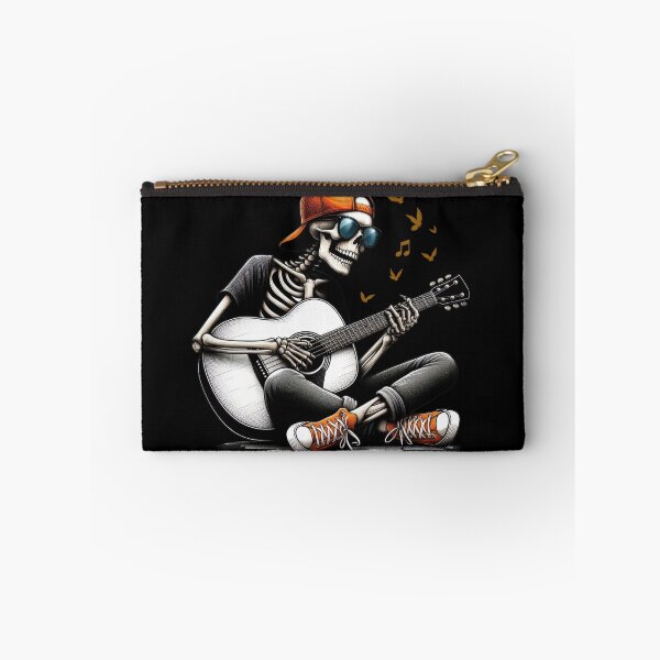 Item preview, Cool Skeleton Playing Guitar | Rock and Roll Streetwear Design designed and sold by Aredbox.