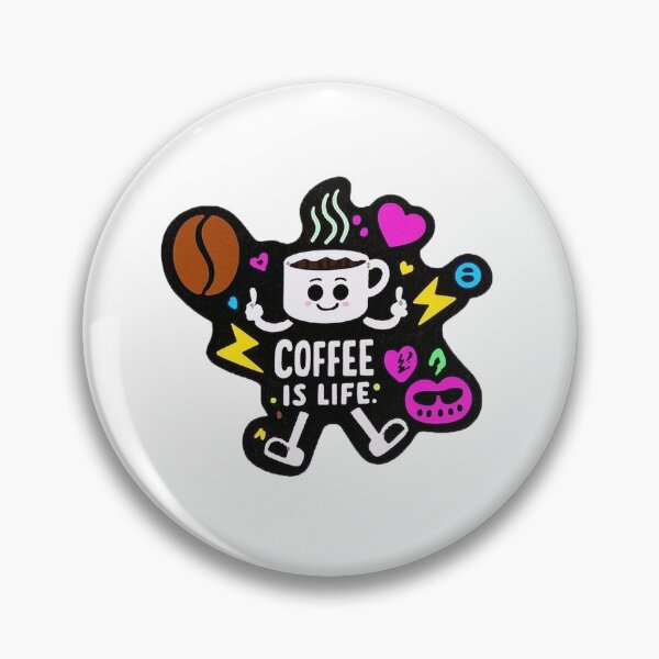 Item preview, Coffee is life designed and sold by Stickermagician.