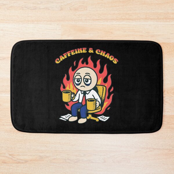 Item preview, Caffeine and Chaos - Funny Coffee Addict Design designed and sold by Dust Style.