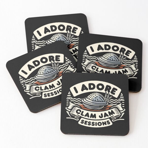 Item preview, I Adore Clam Jam Sessions designed and sold by Scaryzz.