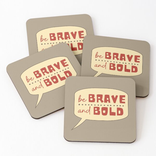 Item preview, Be Brave and Bold quote designed and sold by AngArtninovy.