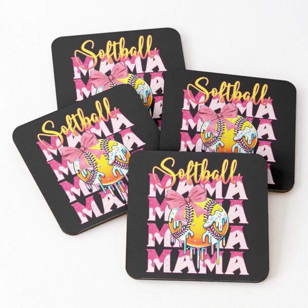 Item preview, Softball Mama Mom Mother Mothers Day Ice Cream Dripping designed and sold by Filek-mable.
