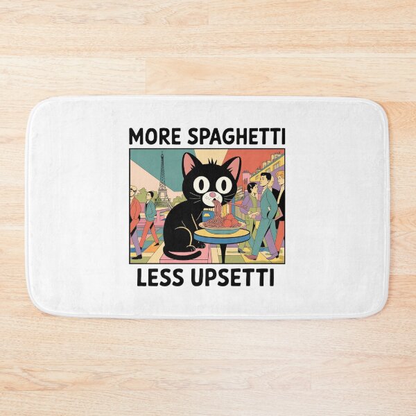 Item preview, Pasta Vibes Only, Positive Vibes, Cat, Spaghetti, funnyfits70, Humor, Funny, retro, vintages, funny quotes, animal humor, designed and sold by FunnyFits70.