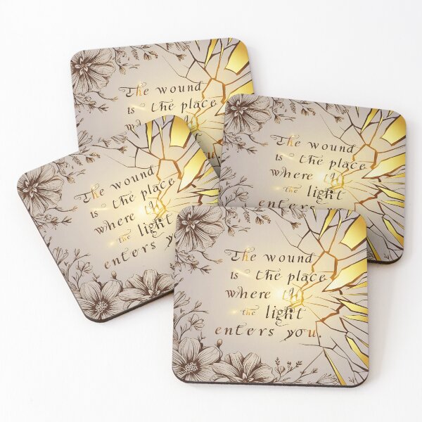 Item preview, The wound is the place where the Light enters you 43 designed and sold by Tom-Johnson.