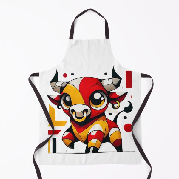 Item preview, Cubist Spanish Bull - Art with the Colors of the Spanish Flag designed and sold by FusiTink.