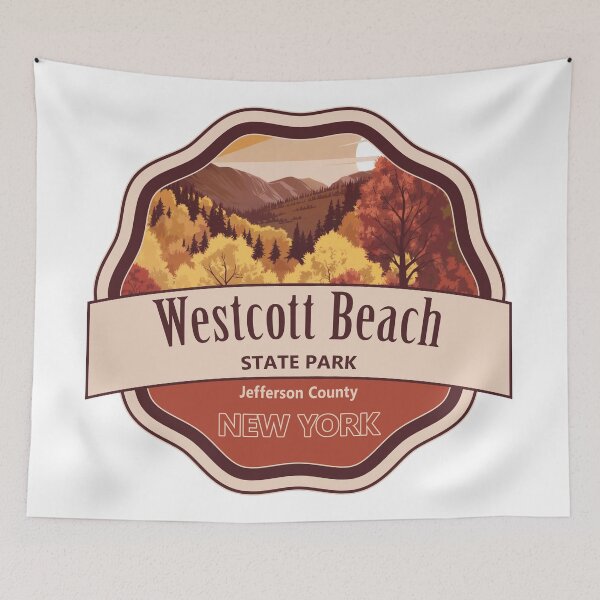 Item preview, Westcott Beach State Park, Thousand Islands, Jefferson County, New York designed and sold by Wanderful-roads.