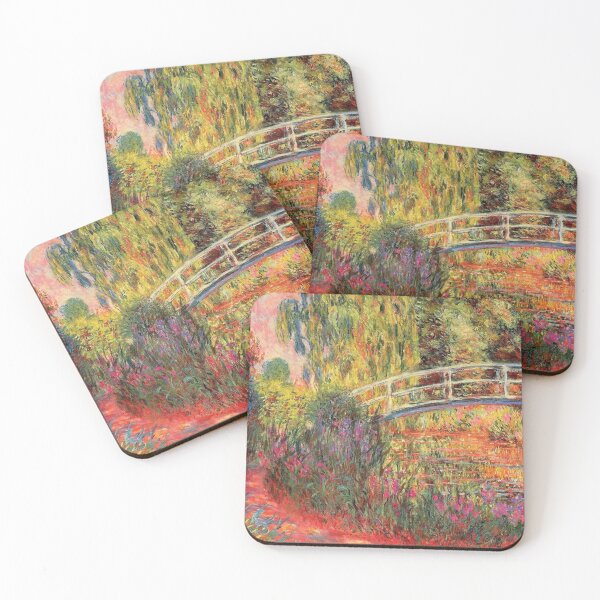 Item preview, Monet The Japanese Bridge (The Water-Lily Pond, Water Irises) designed and sold by PureVintageLove.