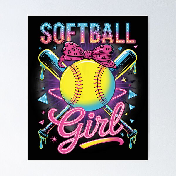 Item preview, Softball Player Girl Ice Cream Softball Drip Funny designed and sold by Filek-mable.