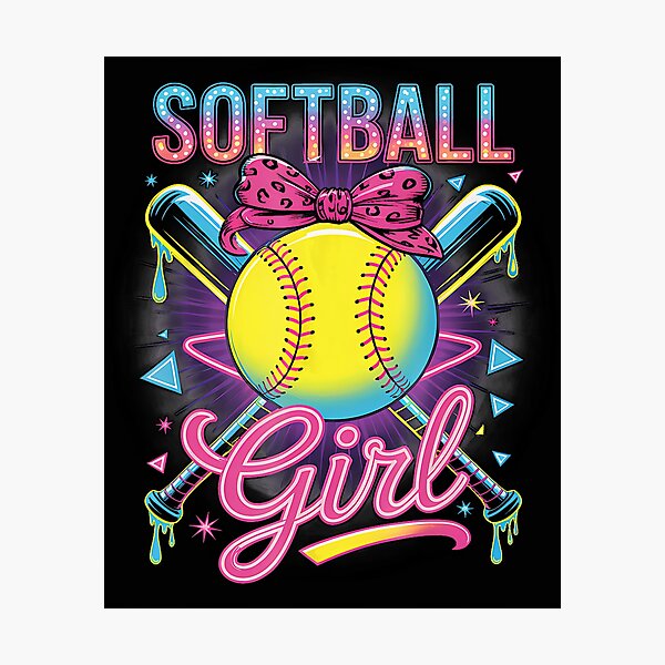 Item preview, Softball Player Girl Ice Cream Softball Drip Funny designed and sold by Filek-mable.