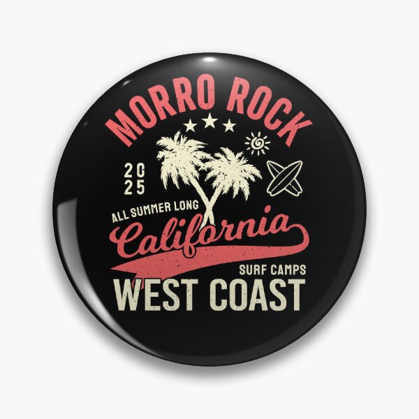 Item preview, Morro Rock Bay Surf Camp Surfing San Luis Obispo County California designed and sold by eclecTEEq.