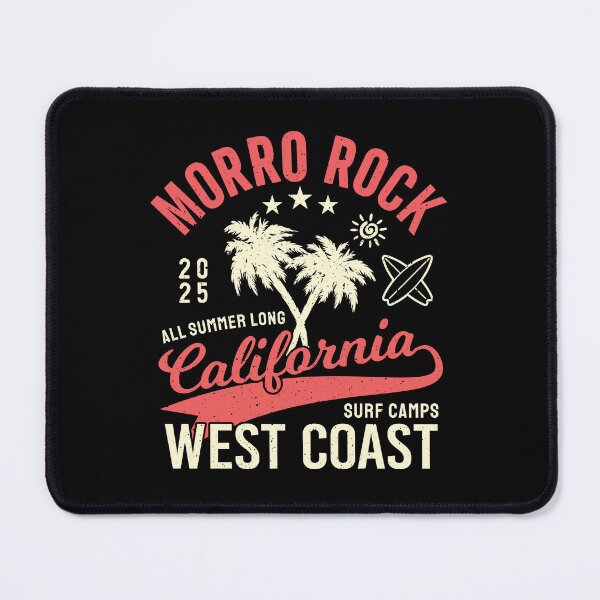 Item preview, Morro Rock Bay Surf Camp Surfing San Luis Obispo County California designed and sold by eclecTEEq.