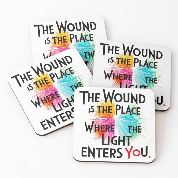 Item preview, The wound is the place where the Light enters you 20 designed and sold by Tom-Johnson.