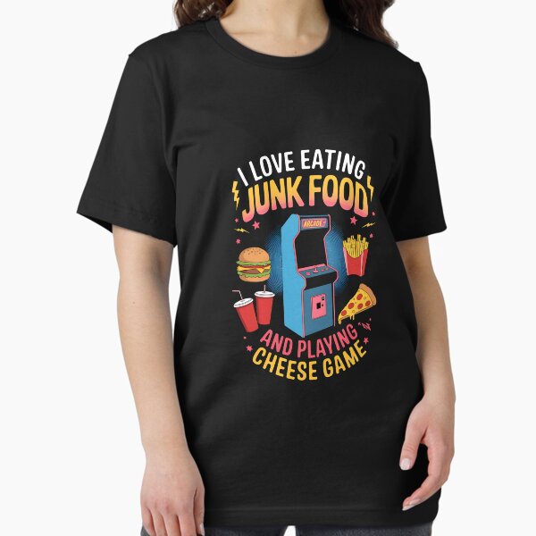 Item preview, Fast Food I Love Eating Junk Food and Playing Classic Games designed and sold by Vibrantia.