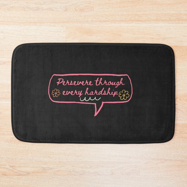 Item preview, Persevere Through Every Hardship quote designed and sold by AngArtninovy.