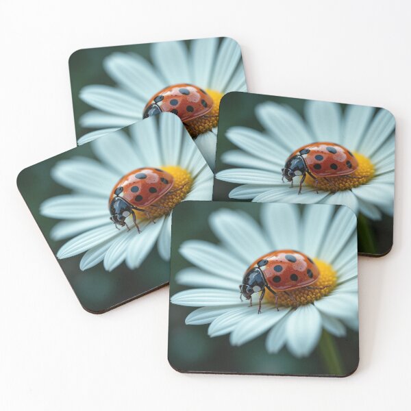 Item preview, vibrant ladybug designed and sold by InezPhotography.
