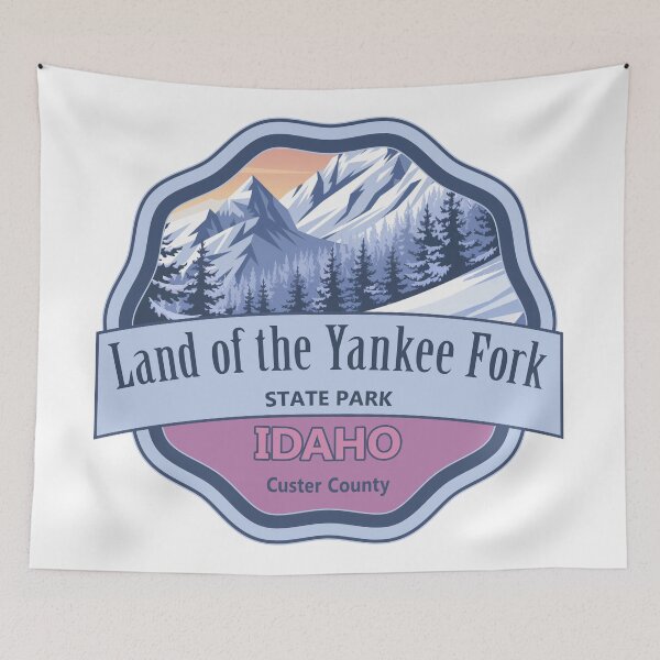Item preview, Land of the Yankee Fork State Park, Custer County, Idaho designed and sold by Wanderful-roads.
