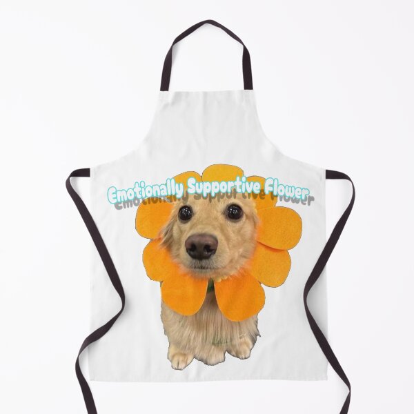 Item preview, Emotionally Supportive Flower | Dog Meme Sticker designed and sold by SpxrkyDesigns.