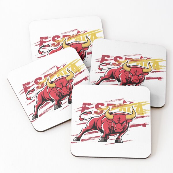 Item preview, Fighting Bull of Spain - Patriotic Design with Spanish Flag designed and sold by FusiTink.