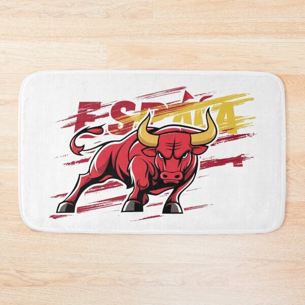 Item preview, Fighting Bull of Spain - Patriotic Design with Spanish Flag designed and sold by FusiTink.