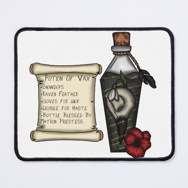 Item preview, Vax'ildan Potion Bottle and Ingredient List designed and sold by LunarAshes.