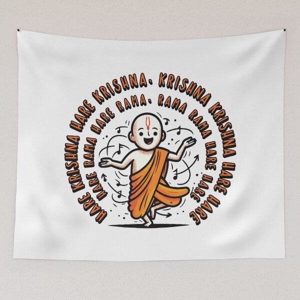 Item preview, Hare Krishna Chanting = Eternal Happiness designed and sold by Scaryzz.