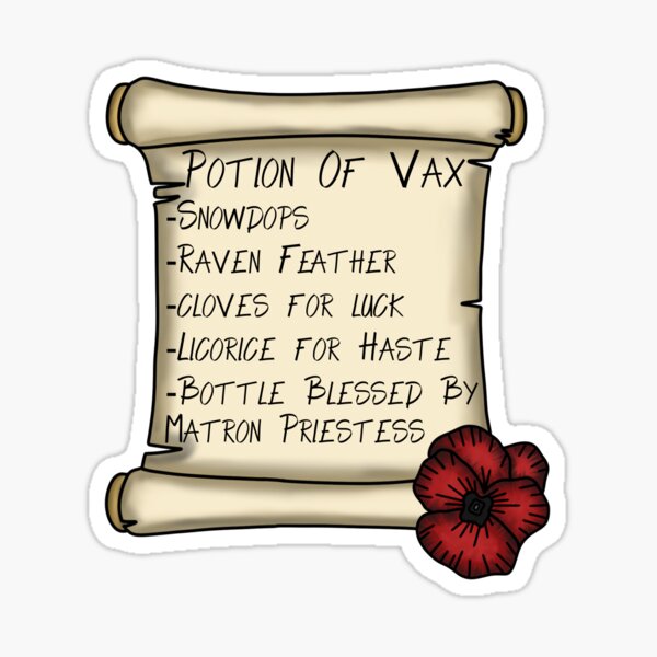 Item preview, Vax'ildan Potion Ingredient List designed and sold by LunarAshes.