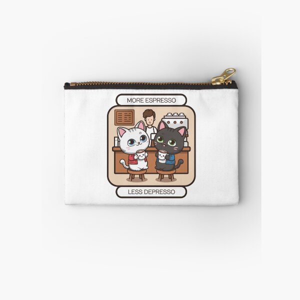 Item preview, More coffee, expresso, depression, motivational, cat, funnyfits70, Humor, Funny, retro, vintages, funny quotes, animal humor, designed and sold by FunnyFits70.