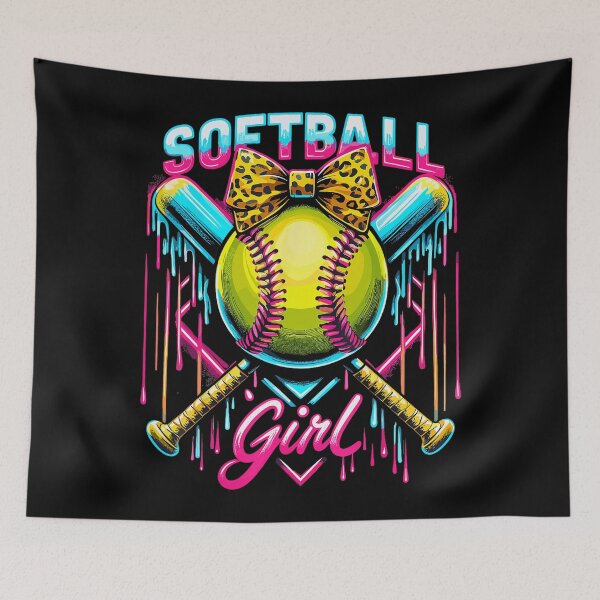 Item preview, Softball Player Girl Ice Cream Softball Drip designed and sold by Filek-mable.