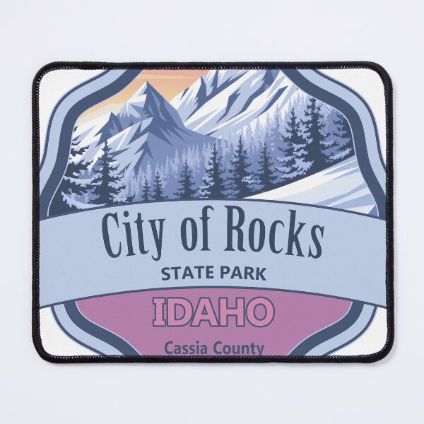 Item preview, City of Rocks National Reserve, Cassia County, Idaho designed and sold by Wanderful-roads.