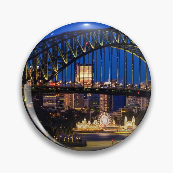 Item preview, Sydney Harbour Bridge at Night designed and sold by Aure50.