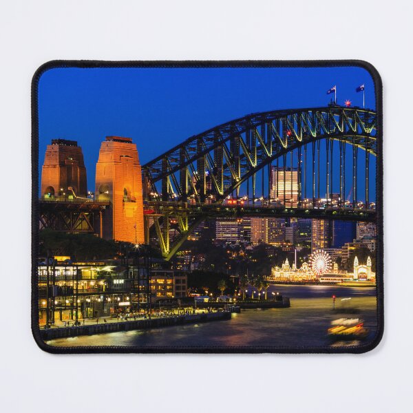 Item preview, Sydney Harbour Bridge at Night designed and sold by Aure50.