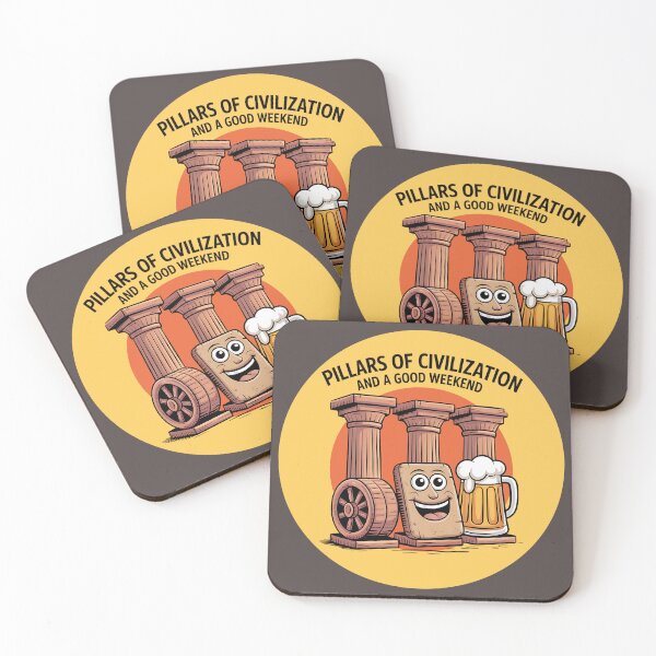 Item preview, Pillars Of Civilization And The Weekend Funny Mesopotamia designed and sold by SurrealArtSzysz.