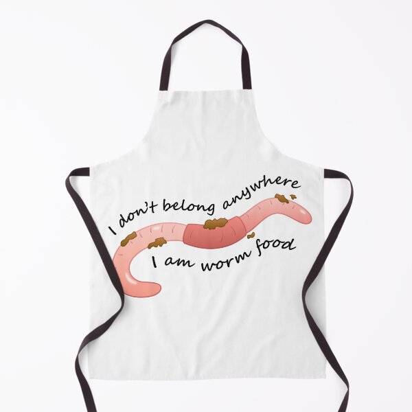 Item preview, Worm Food (I Don't Belong Anywhere)(Black Text) designed and sold by libertyp1006.