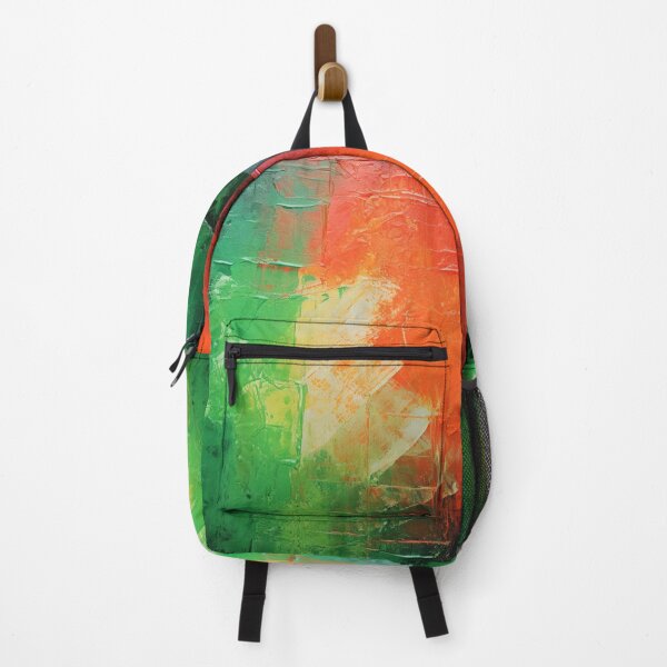 Item preview, Green Yellow Red Spots - Abstract Oil Colors designed and sold by GrinGalore.