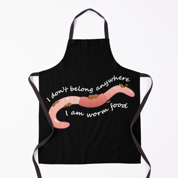 Item preview, Worm Food (I Don't Belong Anywhere)(White Text) designed and sold by libertyp1006.