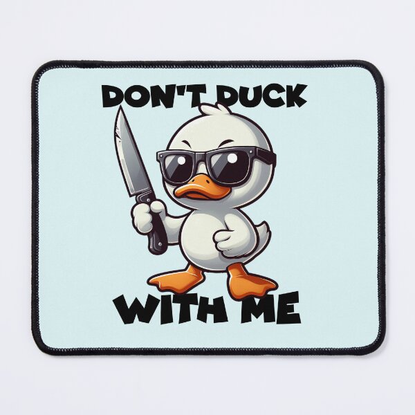 Item preview, Don’t Duck With Me - Funny Cartoon Duck Illustration designed and sold by Aredbox.