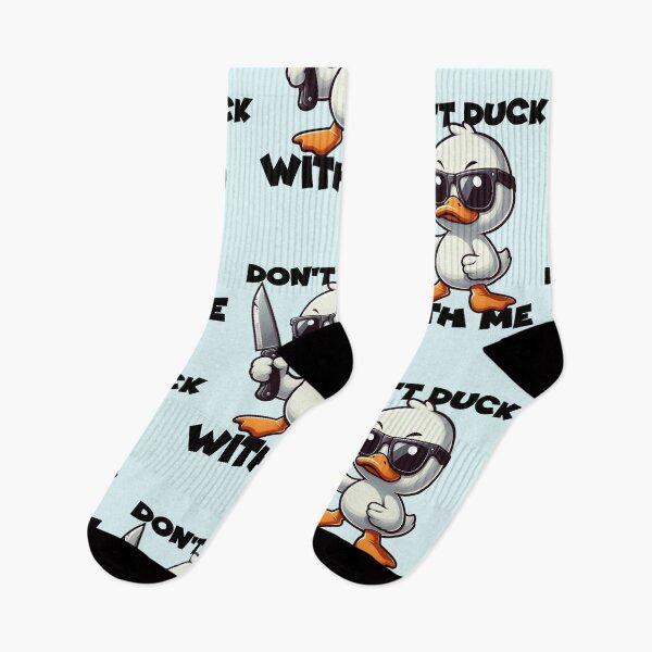 Item preview, Don’t Duck With Me - Funny Cartoon Duck Illustration designed and sold by Aredbox.