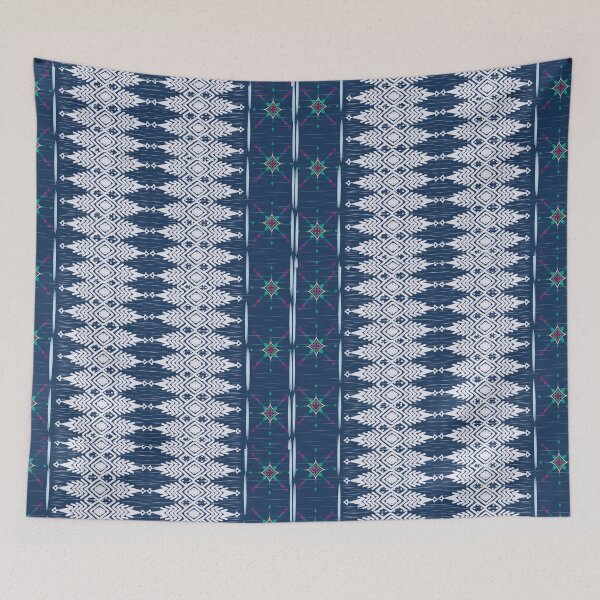 Item preview, Patrón de tejido de seda Ikat designed and sold by Wednesday Art design .