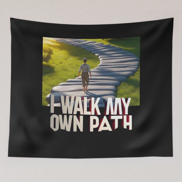 Item preview, WALK YOUR OWN PATH T-SHIRT: STAND OUT & BE UNIQUE! designed and sold by Mikel-empire.