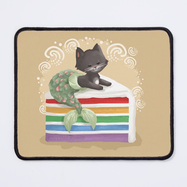Item preview, Rainbow Meowmaid Cake designed and sold by Khotekmei.