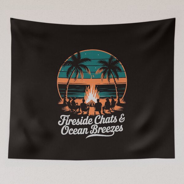 Item preview, Fireside Chats Ocean Breezes designed and sold by MAKOPOKOShop.