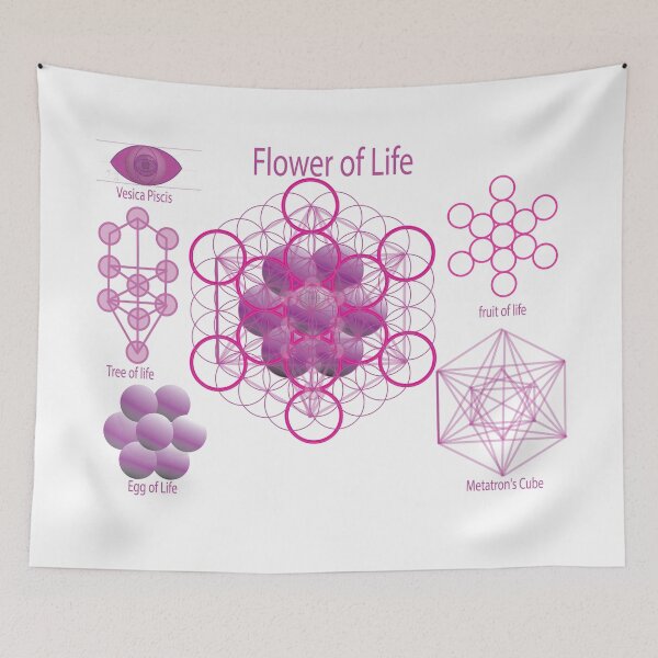 Item preview, Flower of Life designed and sold by Slu1.redbubble.com.
