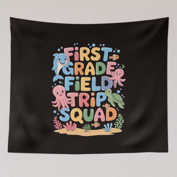 Item preview, First Grade Field Trip Squad Aquarium Matching Teacher designed and sold by MAKOPOKOShop.