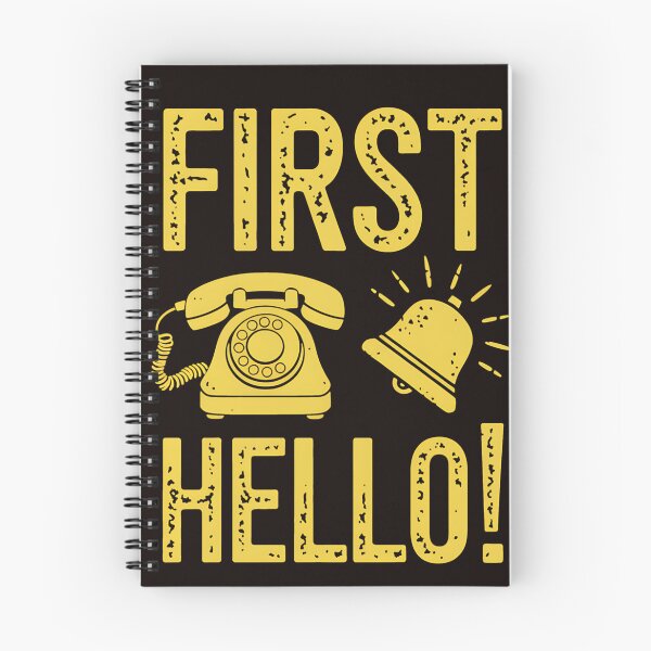 Item preview, First Hello Receptionist Reception Secretary Assistant designed and sold by MAKOPOKOShop.