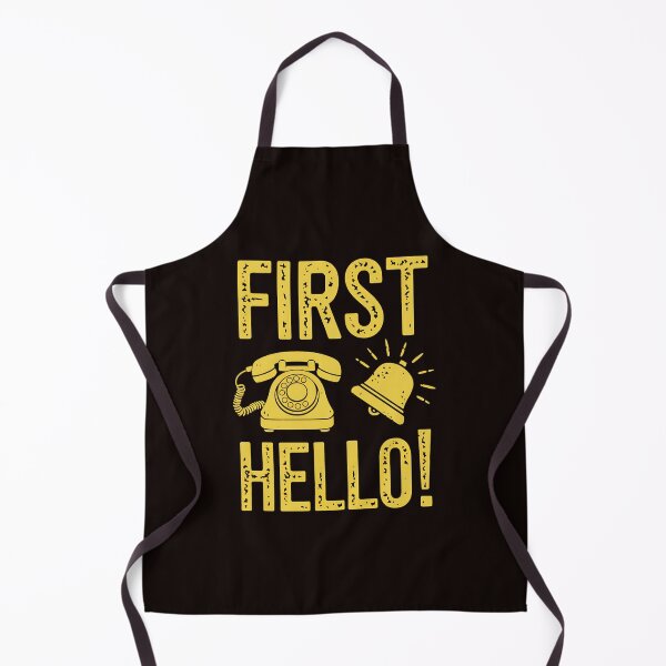 Item preview, First Hello Receptionist Reception Secretary Assistant designed and sold by MAKOPOKOShop.